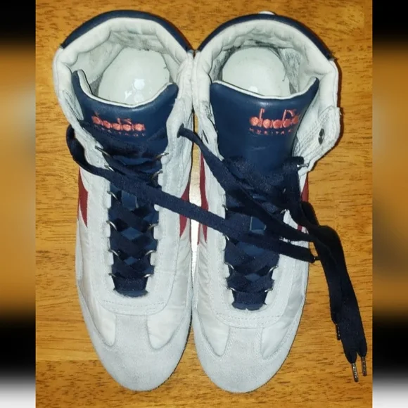 Diadora Heritage High Top Suede Sneakers - Picture 10 of 12